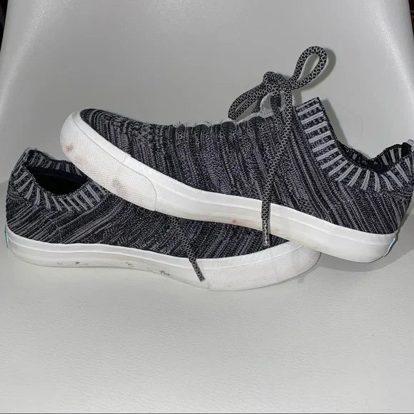 Blowfish Malibu Gray Knit Fabric Sneakers - Picture 4 of 11